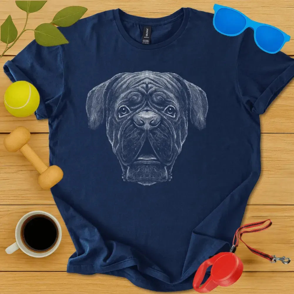 French Mastiff Monochrome Tee