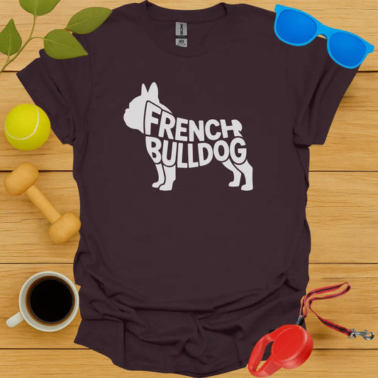 Frenchie Typography Tee