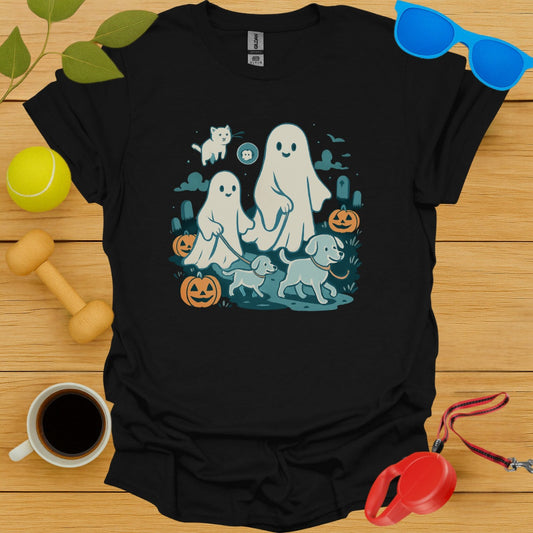 Cute Haunted Ghost Family Halloween Shirt product type