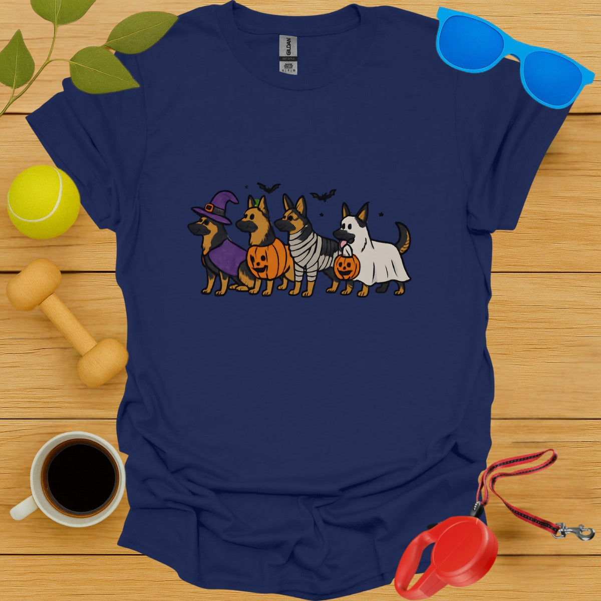 Dogs in Halloween Costumes Graphic T-Shirt product type