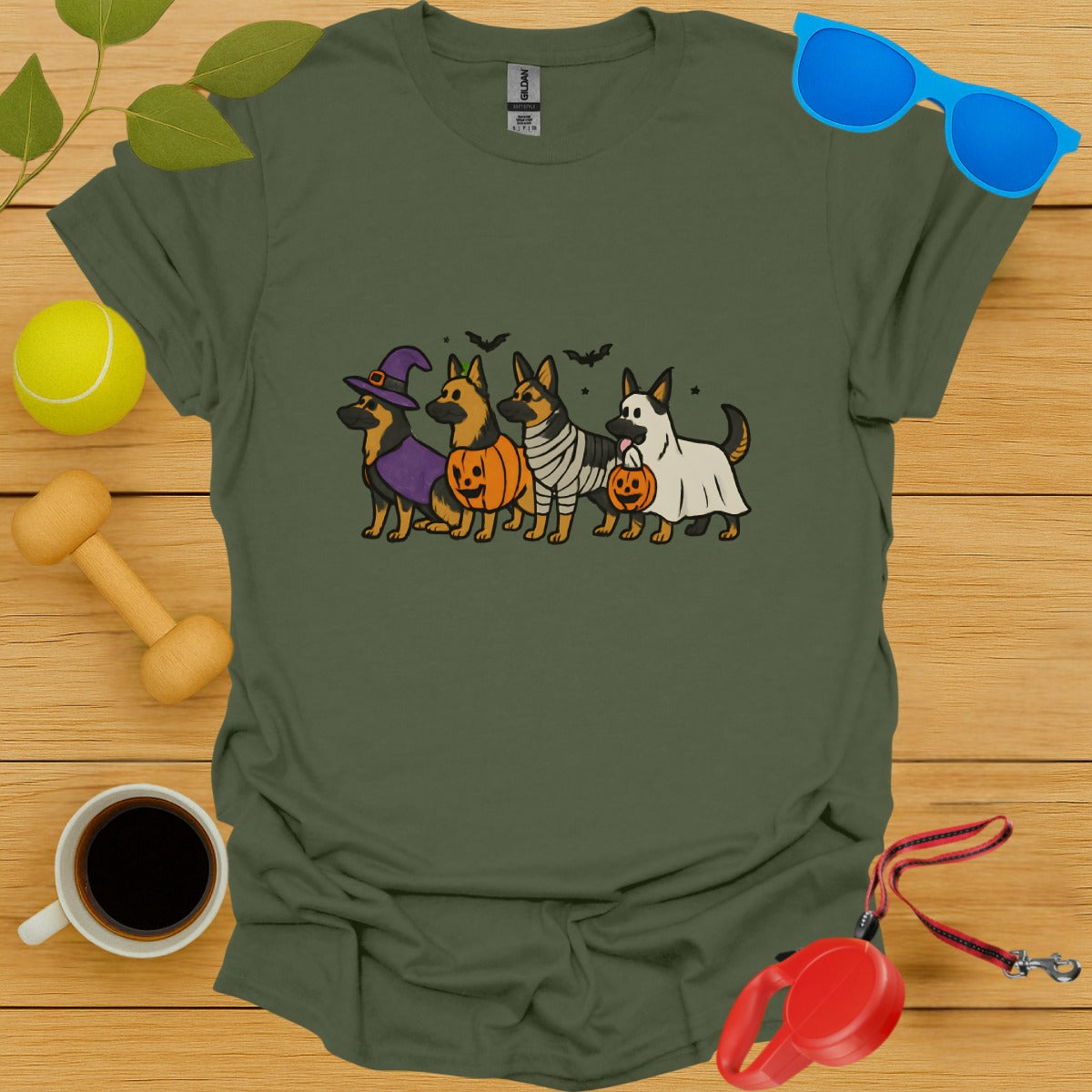 Halloween Dogs Graphic T-Shirt for Holiday Fun product type