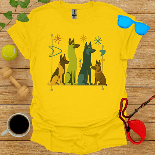 Playful Canine Companions Graphic Tee product