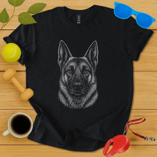 German Shepard Monochrome Tee