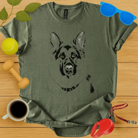 German Shepard Monochrome Tee