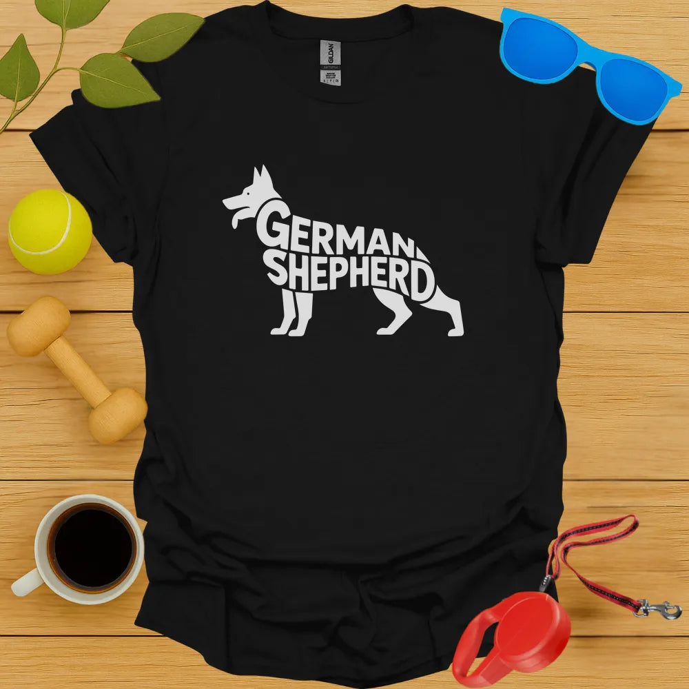 German Shepard Typography Tee