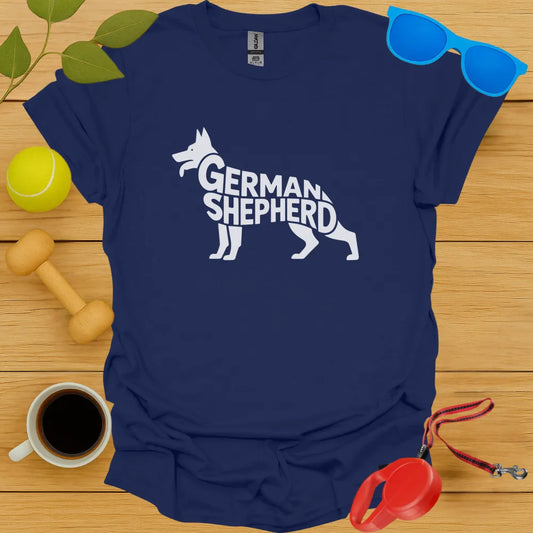 German Shepard Typography Tee