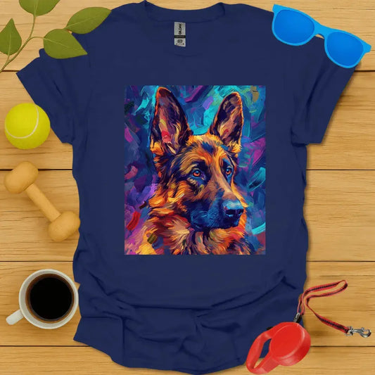 German Shepard Van Gogh Tee