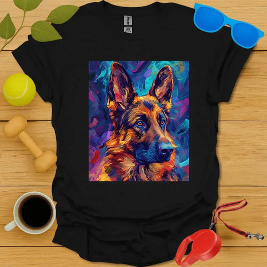 German Shepard Van Gogh Tee