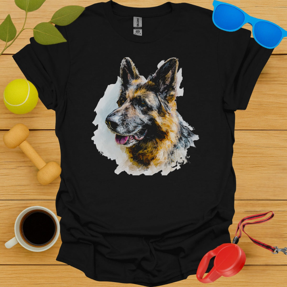 German Shepherd Graphic Print T-Shirt product