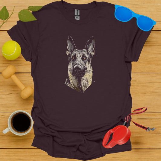 German Shepherd Dog Printed T-shirt Casual Wear product