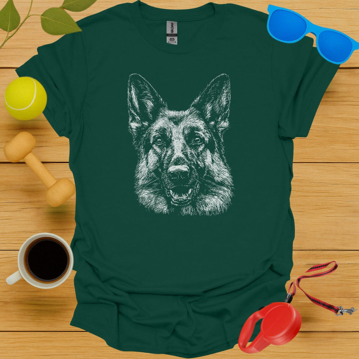 German Shepherd Graphic Printed T-Shirt product type