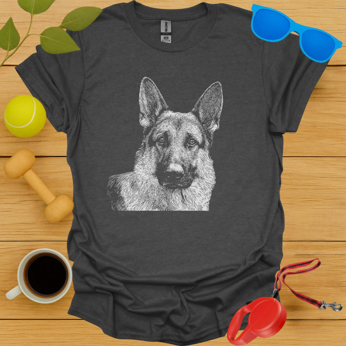 Intricate German Shepherd Graphic Tee product