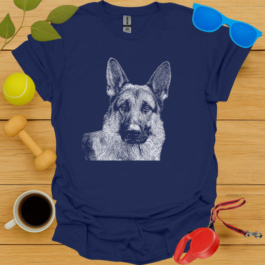 German Shepherd Dog Graphic T-Shirt Novelty product type