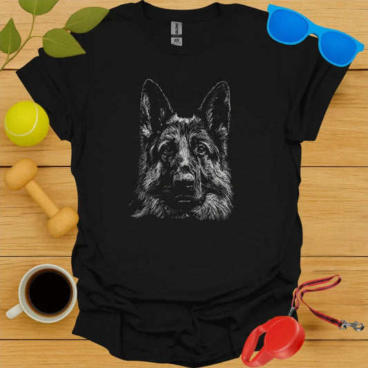 German Shepherd Portrait Tee