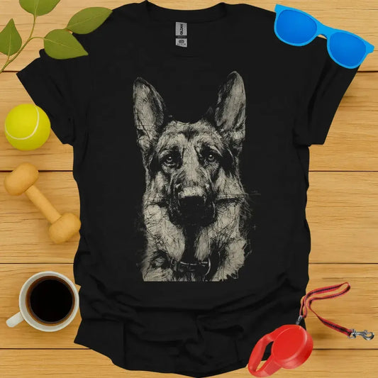 German Shepherd Sketch Tee