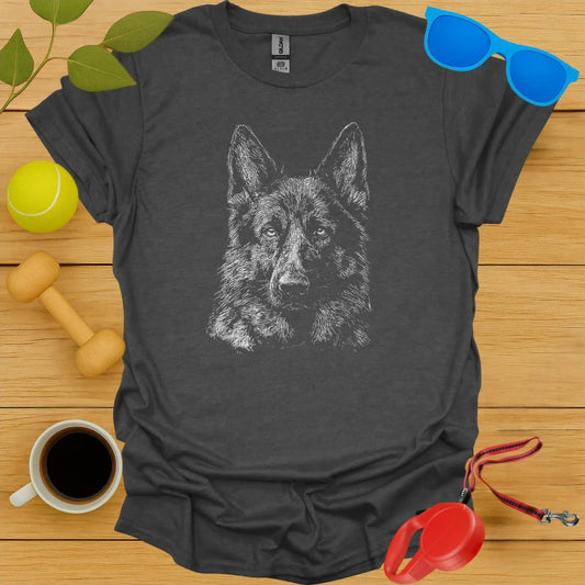 German Shepherd Sketch Tee