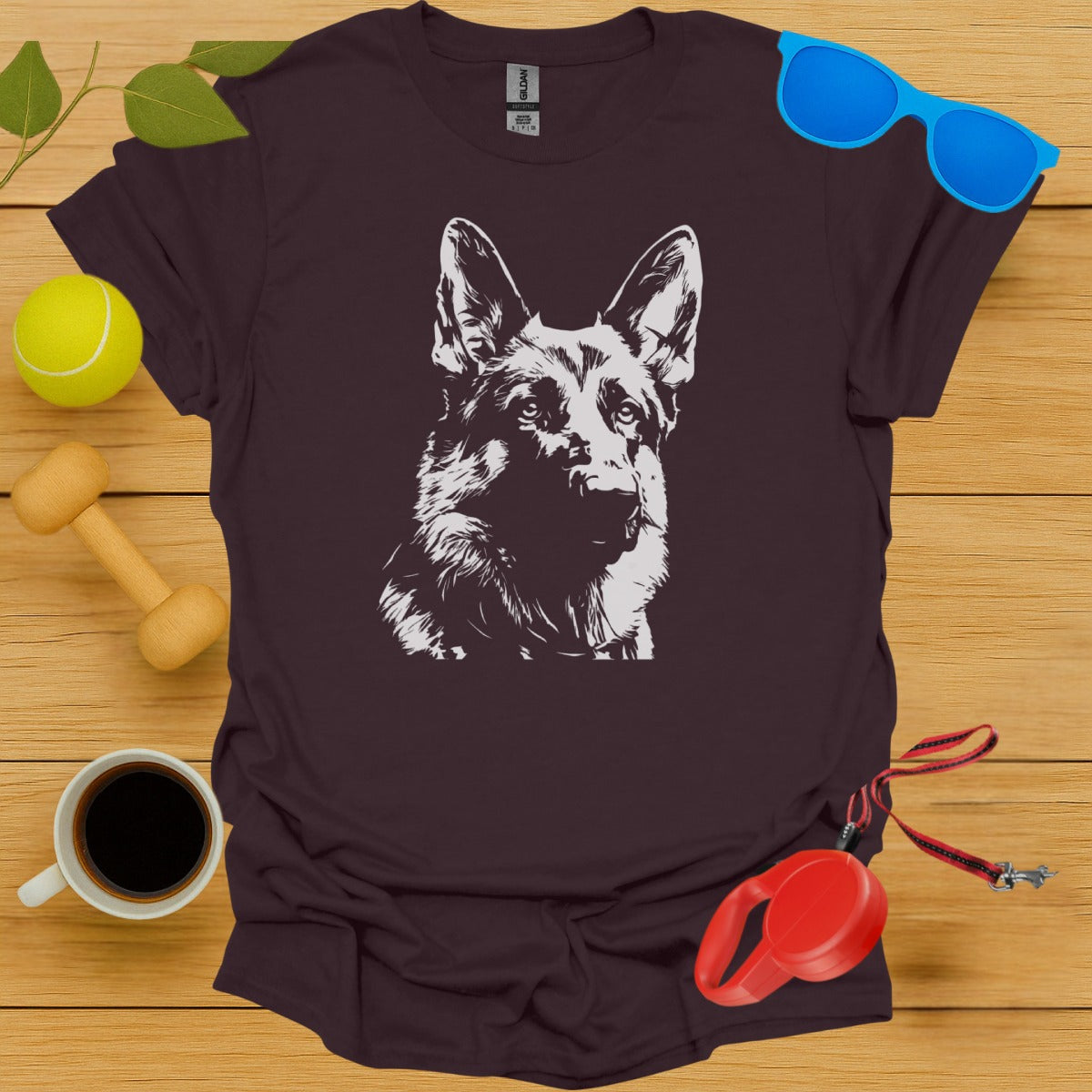 German Shepherd Graphic Design T-shirt product type