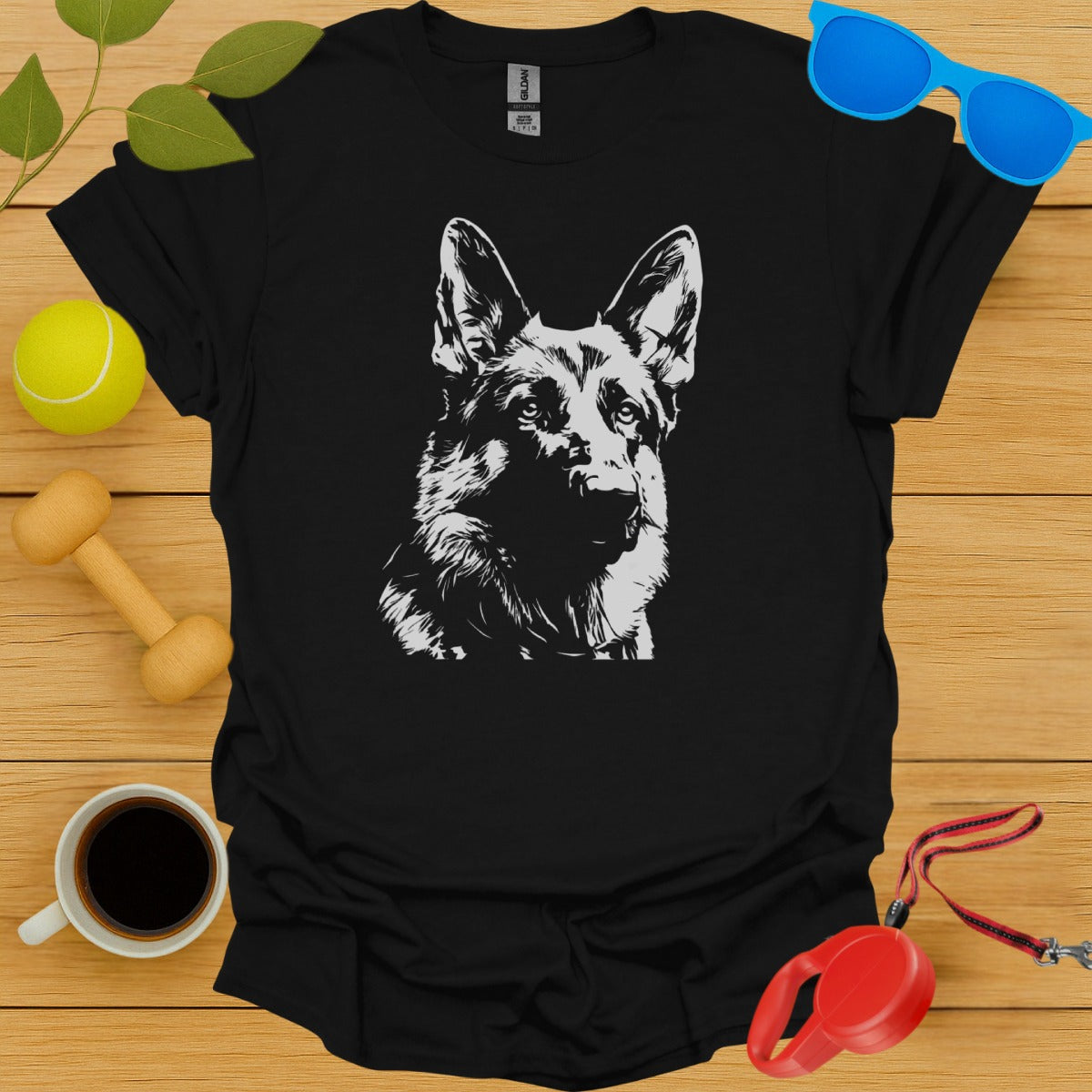 Bold German Shepherd Print T-Shirt product
