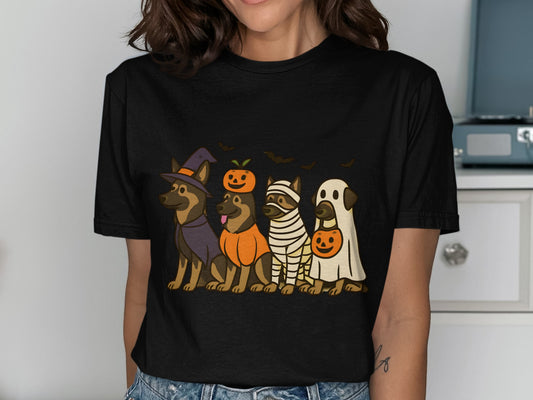 Cute Dogs in Halloween Costumes T-shirt product