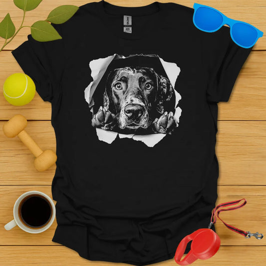 German Shorthaired Pointer Peaking T-Shirt
