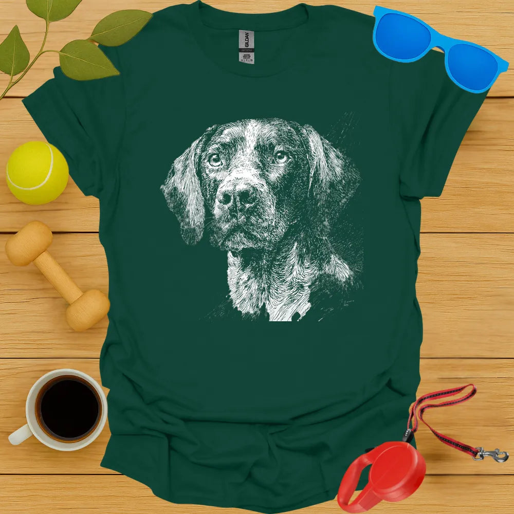 German Shorthaired Pointer Portrait Tee