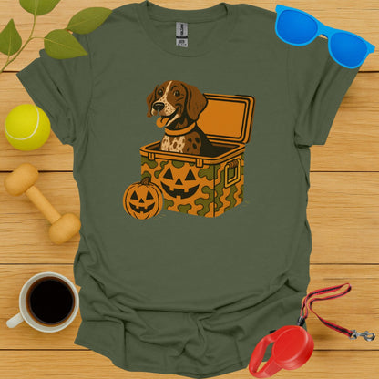 Camouflage Pumpkin Dog Halloween Themed Shirt product