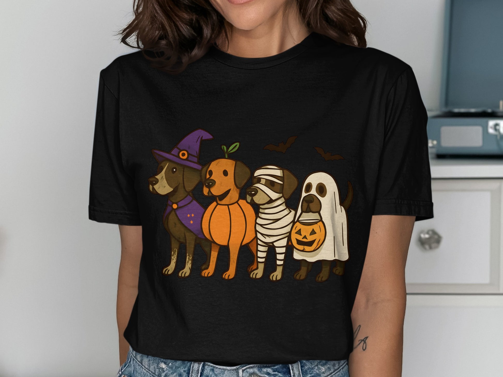 Cute Dogs Halloween Costume Graphic Tee product