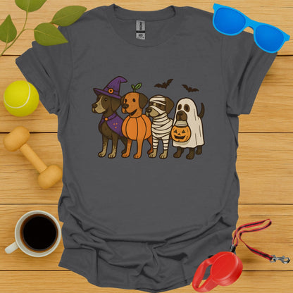 Cute Halloween Dogs Printed T-Shirt For Pet Lovers product