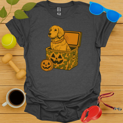 Cute Dog and Pumpkins Camouflage T-shirt product