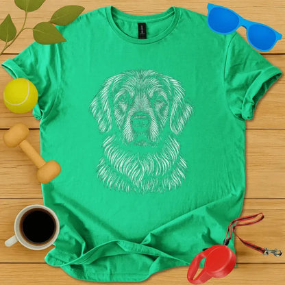 Golden Retriever Monochrome Tee