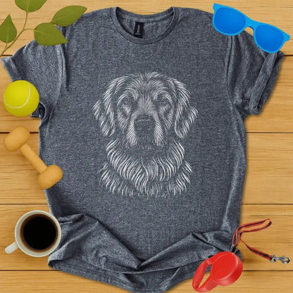 Golden Retriever Monochrome Tee