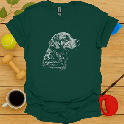 Golden Retriever Sketch T-Shirt