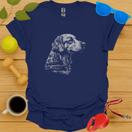 Golden Retriever Sketch T-Shirt