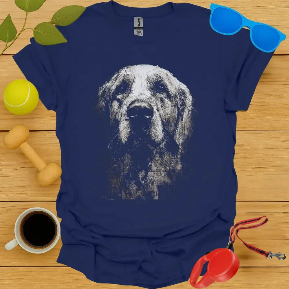 Golden Retriever Sketch Tee