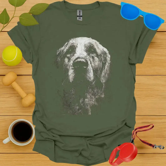 Golden Retriever Sketch Tee