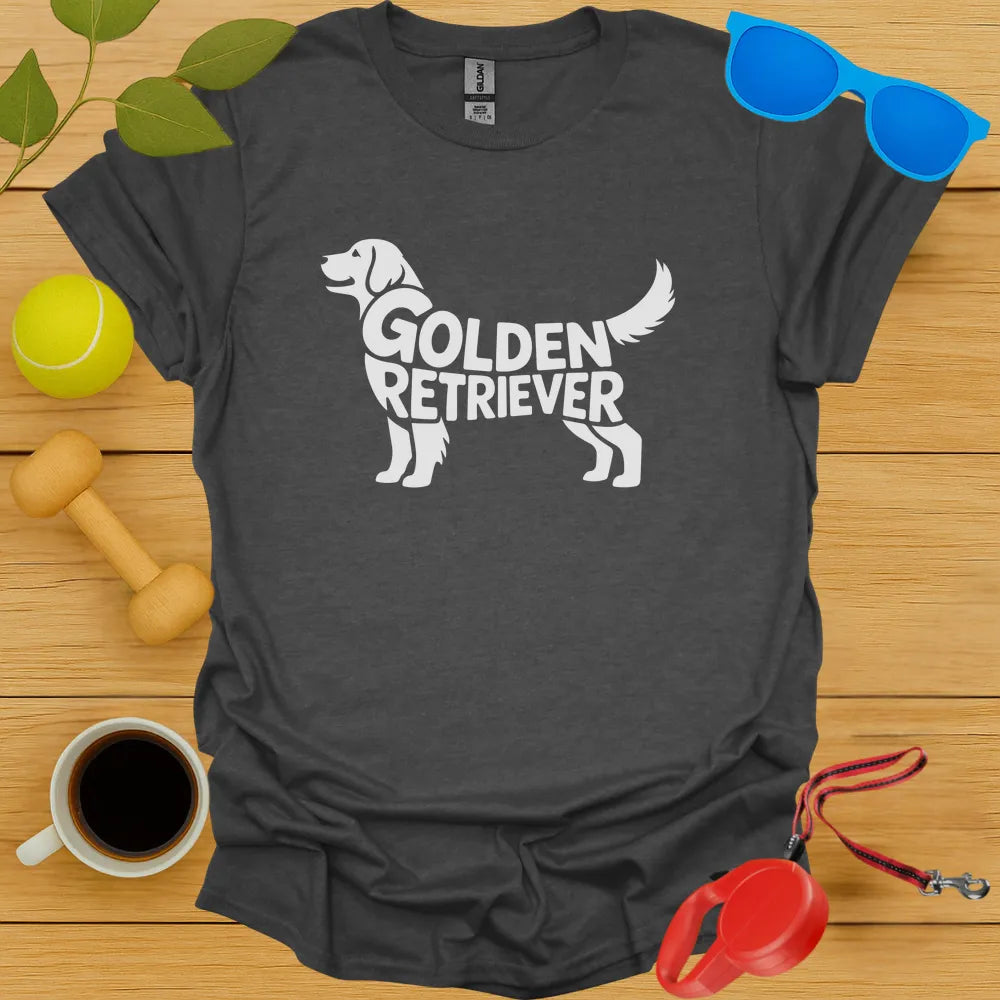 Golden Retriever Typography Tee