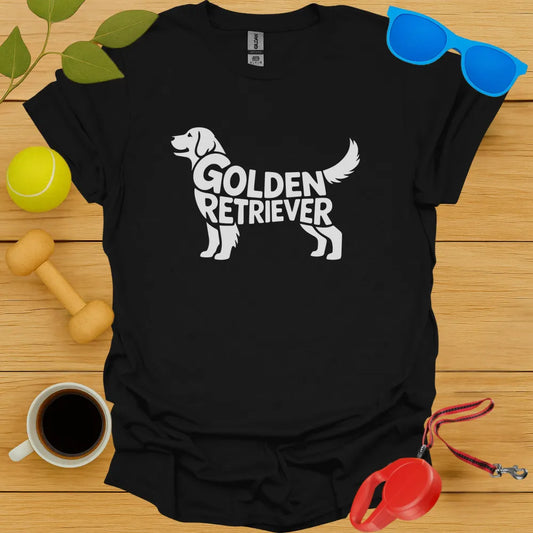 Golden Retriever Typography Tee
