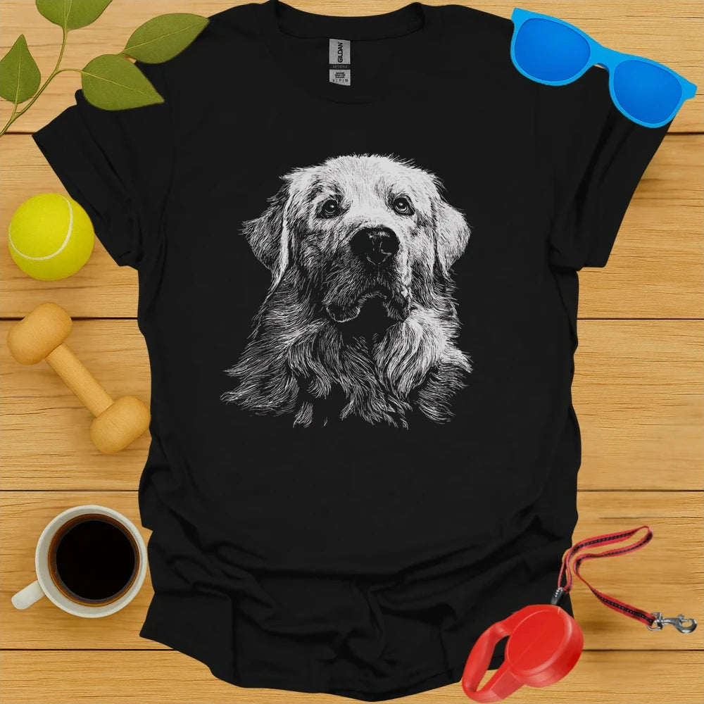 Great Pyrenees Portrait T-Shirt