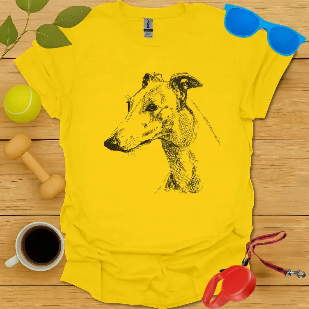 Greyhound Portrait Tee