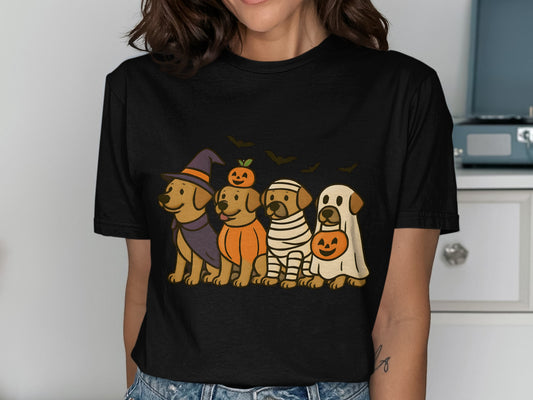 Cute Halloween Dogs with Costumes T-shirt product