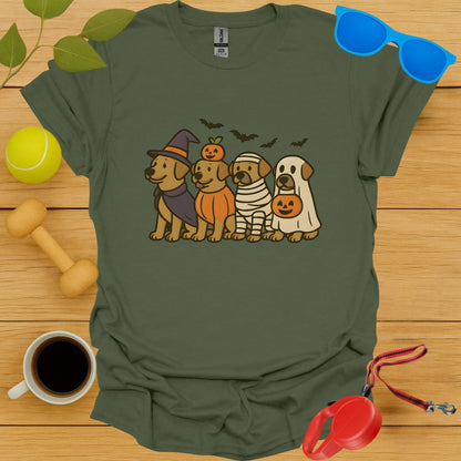 Halloween Dogs in Costumes Graphic T-shirt product type