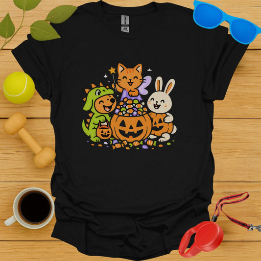 Funny Halloween Characters Graphic T-shirt product type