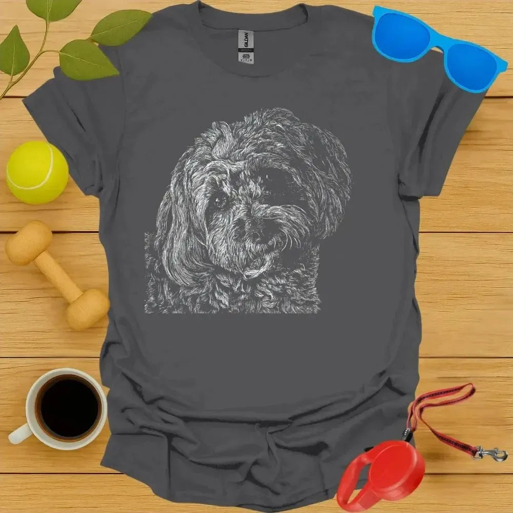 Havanese Monochrome Portrait Tee