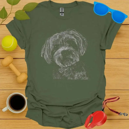 Havanese Monochrome Portrait Tee