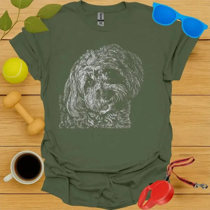 Havanese Monochrome Portrait Tee