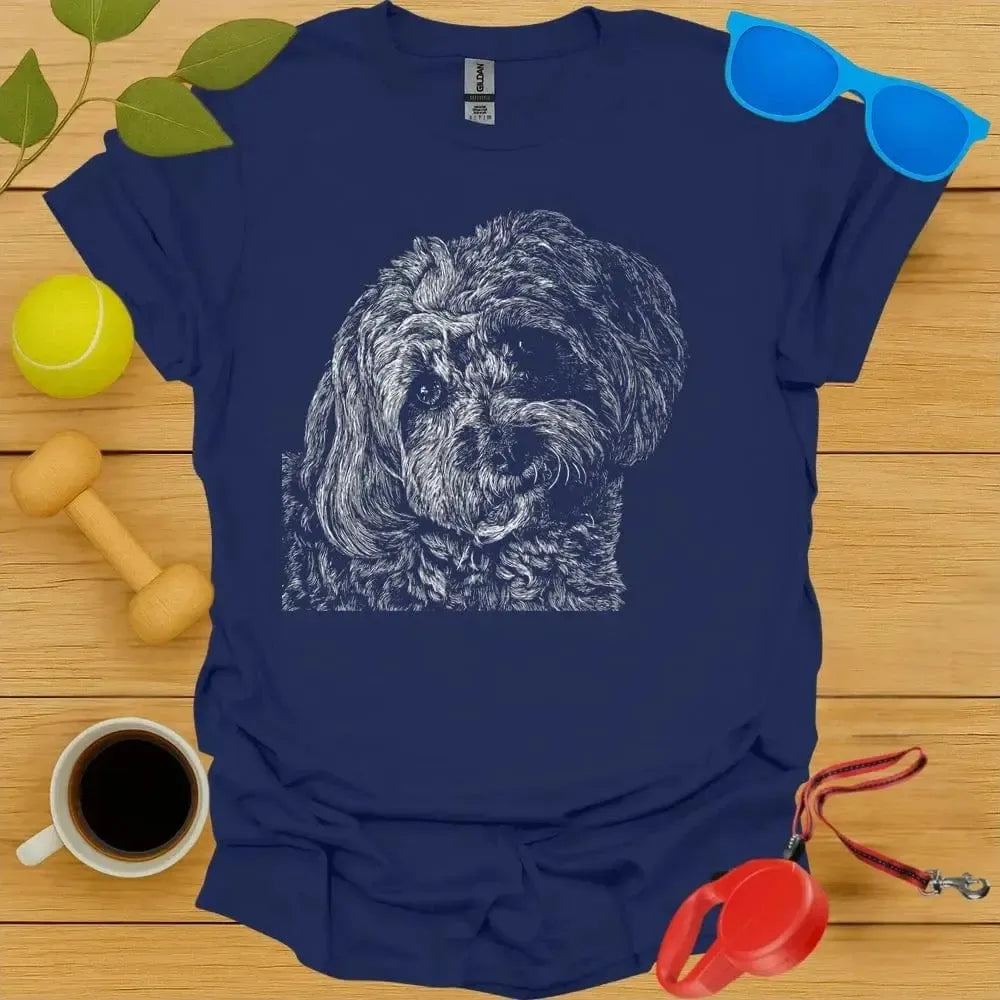 Havanese Monochrome Portrait Tee