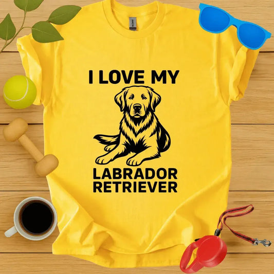I Love My Labrador Retriever Tee