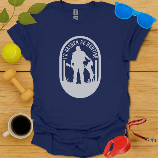 I'd Rather Be Hunting Tee - Navy