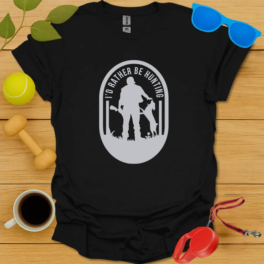I'd Rather Be Hunting Tee - Black
