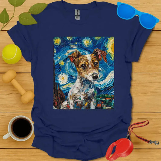 Jack Russell Van Gogh Tee